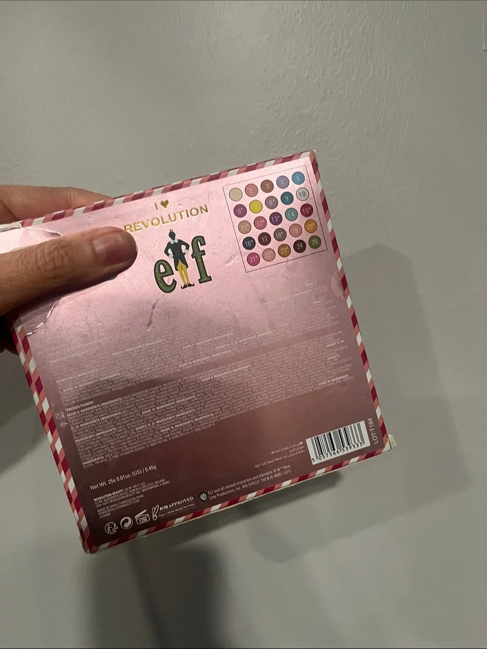 I Heart Revolution Elf Eyeshadow Palette Ninny Muggins Eyeshadow New